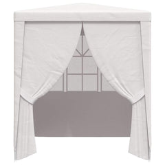 Party Tent White Polyethylene 6.6 x 6.6 ft Water-resistant