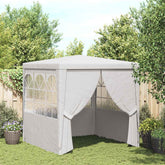 Party Tent White Polyethylene 6.6 x 6.6 ft Water-resistant