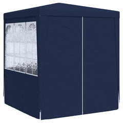Party Tent Blue Polyethylene 8.2 x 8.2 feet Foldable Party Tent