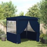 Party Tent Blue Polyethylene 8.2 x 8.2 feet Foldable Party Tent