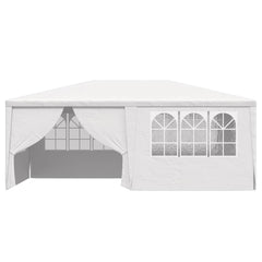 Party Tent White Polyethylene, Steel Large Collapsible