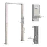Shower Panel Silver 201 stainless steel Large Decorative Inlays