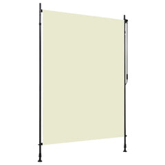 Roller Blind Cream Polyester with PA coating 59.1 x 106.3 in