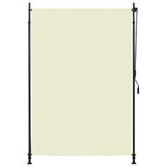 Roller Blind Cream Polyester with PA coating 59.1 x 106.3 in