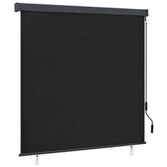 Roller Shade Anthracite Polyester 63.0 x 98.4 in Retractable