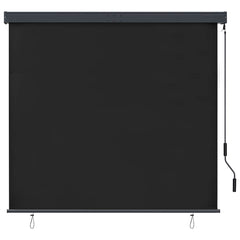 Roller Shade Anthracite Polyester 63.0 x 98.4 in Retractable