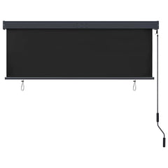 Roller Shade Anthracite Polyester 63.0 x 98.4 in Retractable