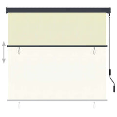 Roller Shade Cream Polyester with PA coating, Aluminum, Steel