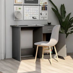 Desk Gray 39.4x19.7x29.9 Engineered Wood