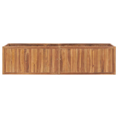 Raised Bed Natural Teak