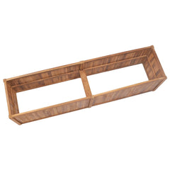 Raised Bed Natural Teak