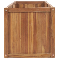 Raised Bed Natural Teak