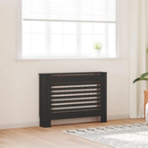 Radiator Cover Black 44.1x7.5x32.1 MDF