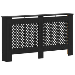 Radiator Cover Black 59.8x7.5x32.1 MDF