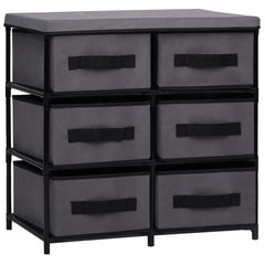 Cabinet Shelf Grey Steel and Fabric Medium Cabinet Shelf