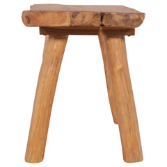 Garden Bench Natural Teak Solid Teak Wood 31.5 in Durable