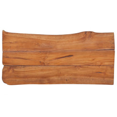 Garden Bench Natural Teak Solid Teak Wood 31.5 in Durable