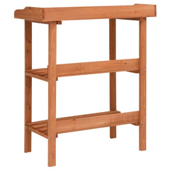 Plant Stand Natural Wood Firwood Standard Durable Plant Stand