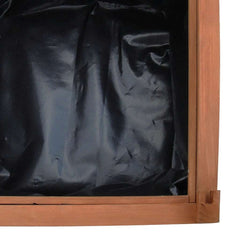 Raised Bed Set of 2 Brown Firwood with water-based paint Large