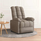Recliner Taupe Polyester, plywood, iron, sponge, PP cotton Standard