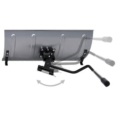 Snow Shield For Lawnmower Silver Powder-coated steel, rubber Medium