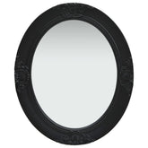 Wall Mirror Black Wood, glass, engineered wood Medium