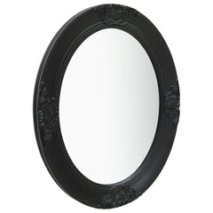 Wall Mirror Black Wood, glass, engineered wood Medium