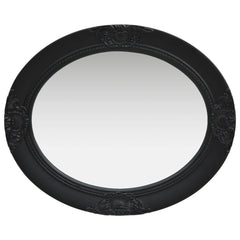 Wall Mirror Black Wood, glass, engineered wood Medium