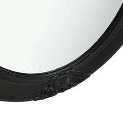 Wall Mirror Black Wood, glass, engineered wood Medium