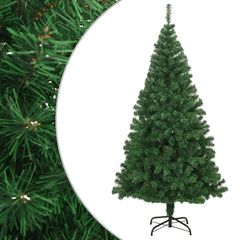 Fake Christmas Tree Green PVC, steel 94.5 in Extra Thick Surface