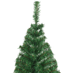 Fake Christmas Tree Green PVC, steel 94.5 in Extra Thick Surface