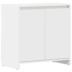 Bathroom Cabinet White Engineered wood Medium Bathroom Cabinet
