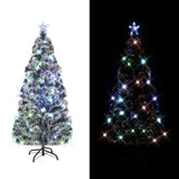 Green 6ft pre-lit Christmas tree with 220 branches and energy-efficient LED lights.