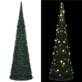 Pop-up Christmas Tree Green PVC 7 ft Collapsible