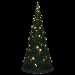 Pop-up Christmas Tree Green PVC 7 ft Collapsible