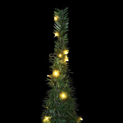 Pop-up Christmas Tree Green PVC 7 ft Collapsible