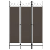3-Panel Room Divider Anthracite 47.2x70.9