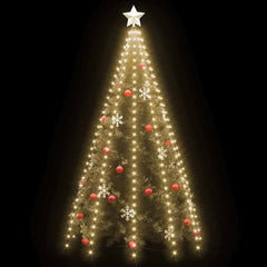 Tree Light Dark Green PVC Fits a 9.8 ft tree Weather-resistant