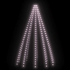 Net of 300 warm white LED lights designed for 118-inch Christmas trees.