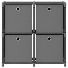 Display Shelf Grey Polyester fabric and steel Medium