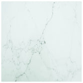 Table Top White Tempered Glass 27.6 x 27.6 in Pattern Table Top
