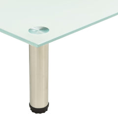 TV Stand Frosted Glass Tempered glass, stainless steel