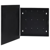Key Box with Magnetic Board Black 13.8x13.8x1.6