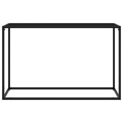 Console Table Black Tempered glass, powder-coated steel Medium