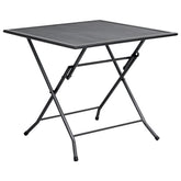 Folding Table Anthracite Steel with Powder Coating