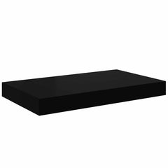 Wall Shelf High gloss black Honeycomb MDF, metal Medium