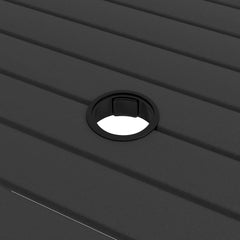 Garden Table Anthracite Powder-coated steel 32.1x32.1x28.3 in