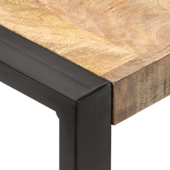 Dining Table Rough Mango Wood Solid Rough Mango Wood Small