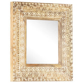 Mirror Natural mango wood Solid mango wood Medium