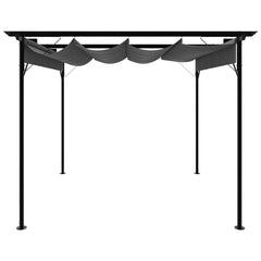 Pergola Anthracite Powder-coated steel, Polyester with PA coating